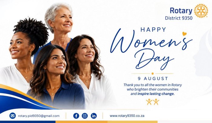 Happy Women's Day from Rotary District 9350.